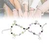 Convenient Magnetic Closure Bracelet Accesslry Durable Acrylic Alloy Bracelets Bangles Comfortable Beaded Wrist Chains