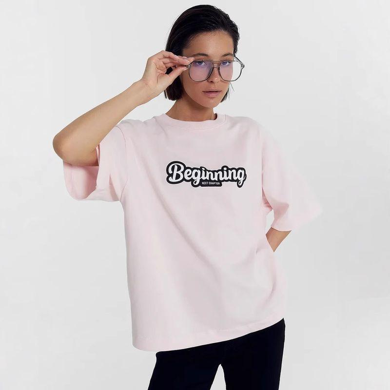 Western Style Fashion Casual Loose Print Short sleeve T-shirt Top Printed Cotton T-shirt Top