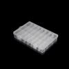 24 Grids Adjustable Plastic Jewelry Beads Accessories Storage Boxs Case Jewelry Display Beads Earring Making Organizer Container
