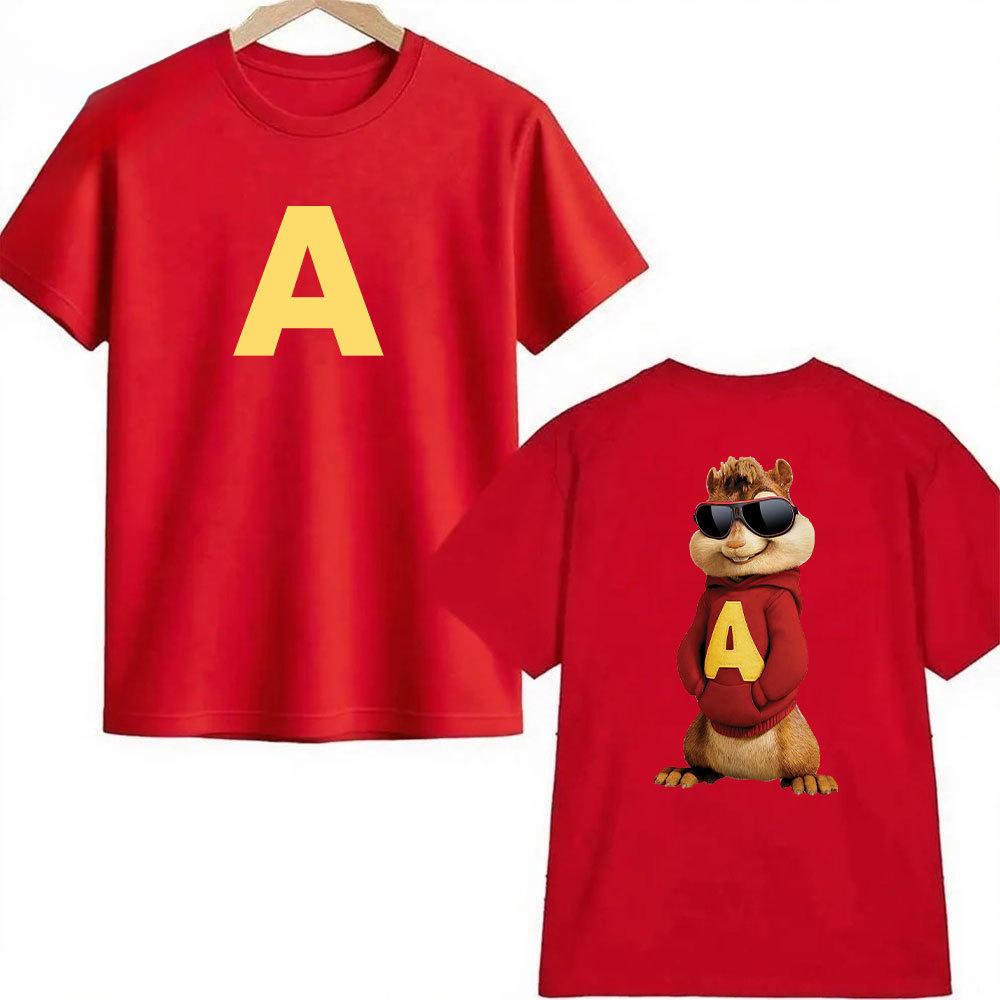 Alvin and The Chipmunks The Squeakquels Children Tshirt Manfashion Boys Girl Tee Shirt Is Available for Best Friend Tee Tops