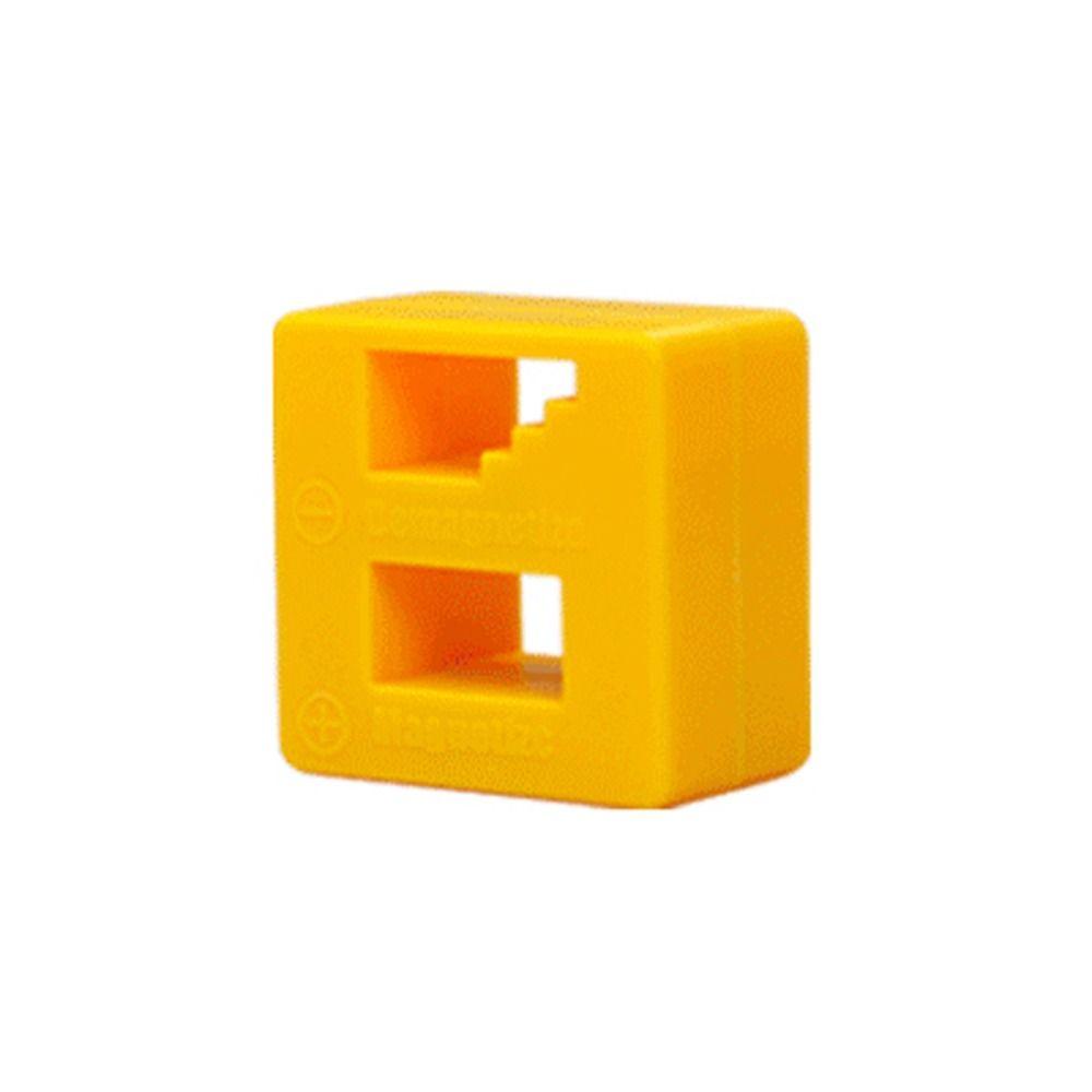 

Machine Hand Tool Batch Head Screw Bit Magnetizer Pick Up Tool Demagnetizer Tool Fast Magnetizing жовтий