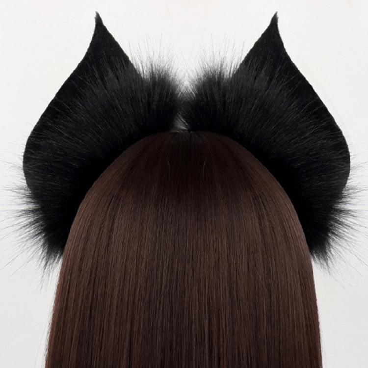 Handmade Anime Headband Cosplay Props Bat Ears Halloween Party Role Playing