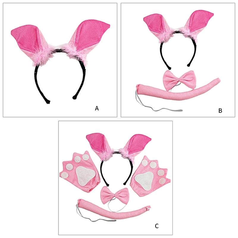 Hair Band Headwear Tail Kids Role Play Party Costume Decors Props