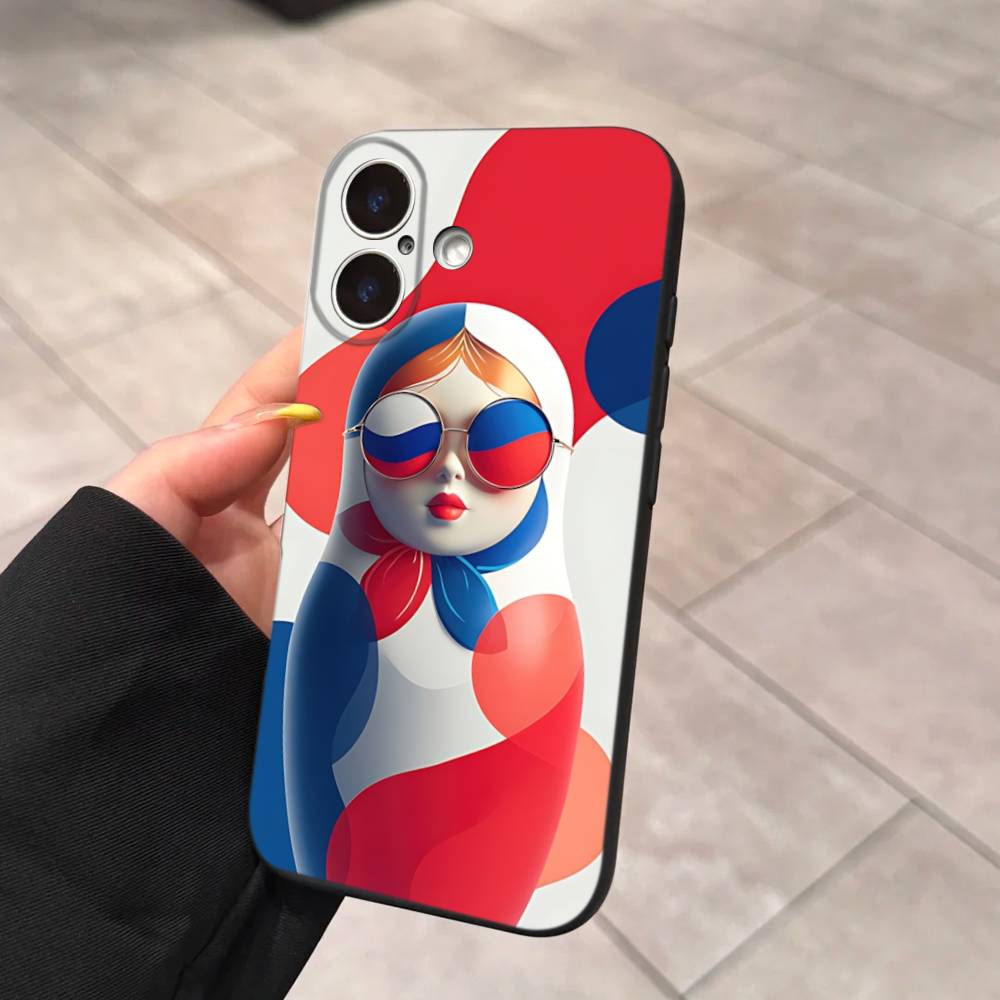 Classic Matryoshka Doll Phone Case For IPhone 14 Plus 13 Mini 11 16 15 17 Pro Max Protection Shockproof