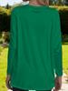 Ladies with pocket long-sleeved T-shirt, loose and versatile, personalized fashion design, suitable for daily casual wear.