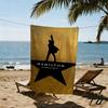 H-Hamilton-N LOGO Towel Beach Quick Dry Soft Pool Towels Gift for Travel Gym Shower Camping sports