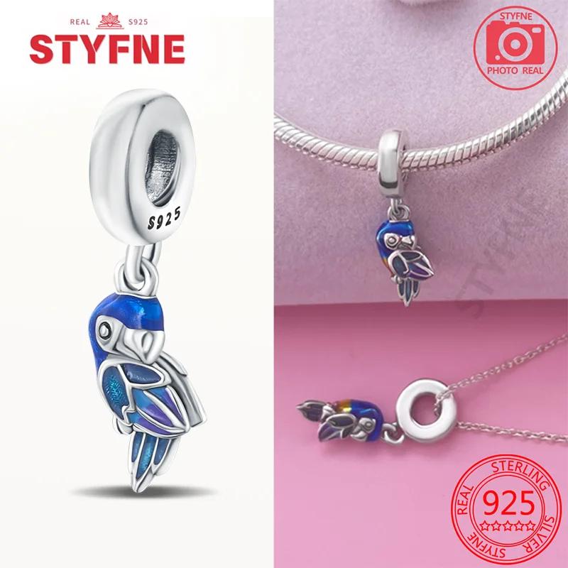 Real S925 Silver Elephant Frog Fish Animal Charms Beads For Bracelets Fashion Fine DIY for Women Jewelry Gifts