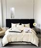 Simple light luxury Class A maternal and infant grade 4pcs set embroidered quilt cover bed sheet sleeping naked bedding 3pcs set