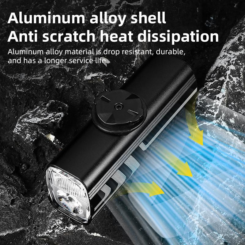 ESLNF 1200 Lumens Bike Headlight Highlight MTB Road Bicycle Aluminum Alloy Bicycle Constant Lumen Front Light Bicycle Light