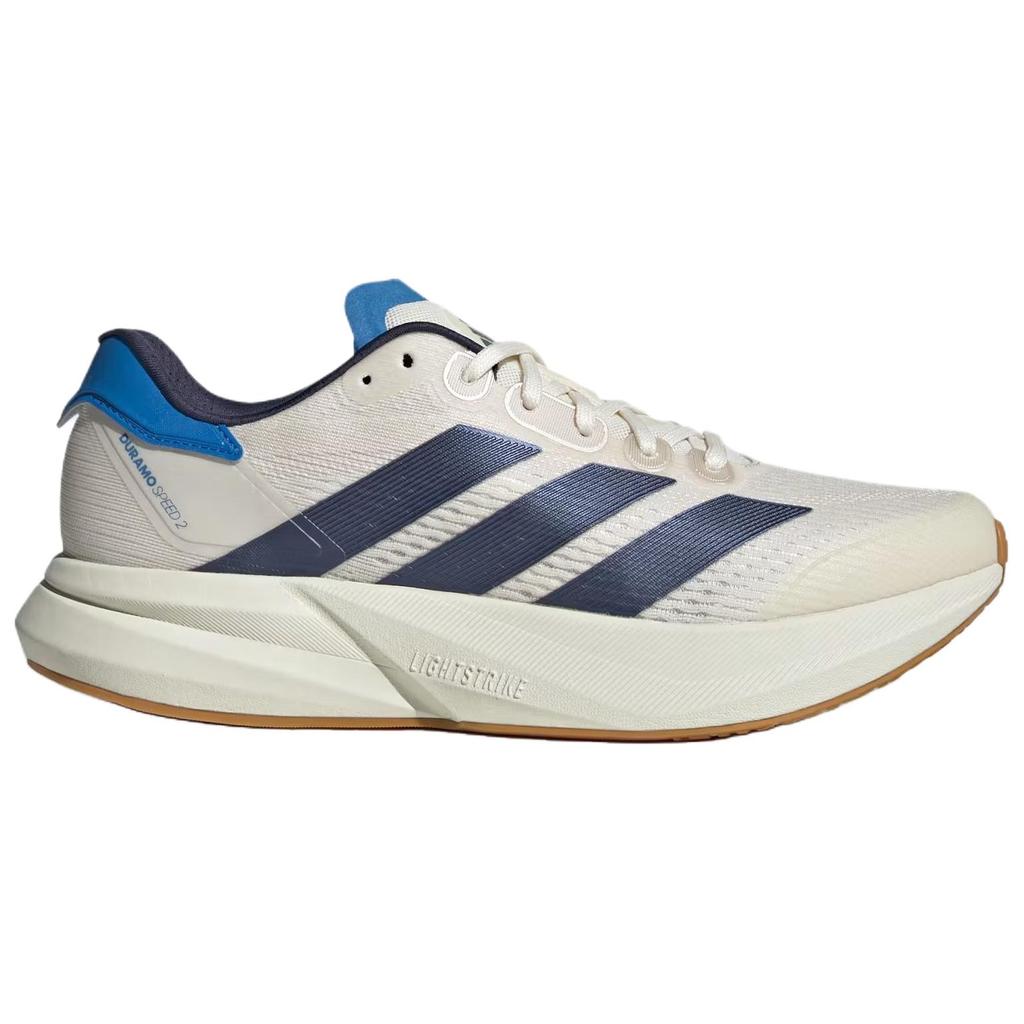adidas Duramo Speed 2 Comfortable Breathable Support Lightweight Training Running Shoes Men's White Blue JP9223