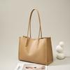 Genuine leather women's bags niche soft leather tote bags new versatile high-end large-capacity cowhide shoulder bags large bags