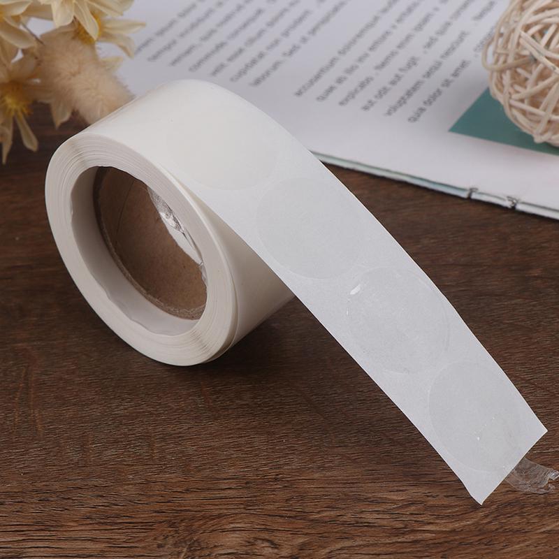 500 Buc/Rola Autocolant Transparent Scrapbooking Pentru Pachet Plic Sigilii Etichete Autocolant
