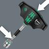 WERA Drive Ratchet Driver Handle Shaft Length 45mm Number of Gears 80 023460 1/4DR T-type