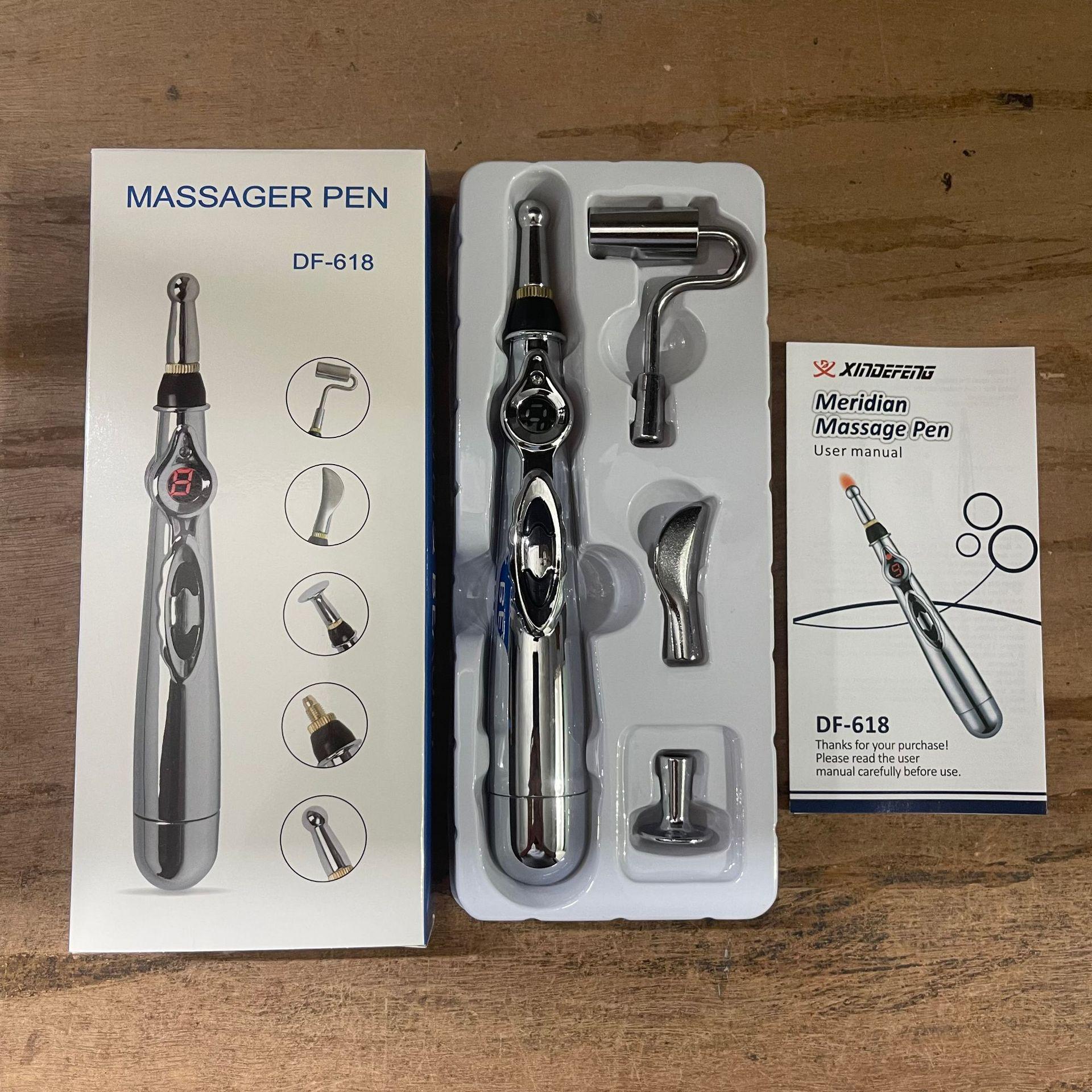 

Перезаряжаемый меридианный акупунктурный искатель и массажер: Автоматический инструмент для акупрессуры и акупунктуры Add acupoint chart [English instructions]