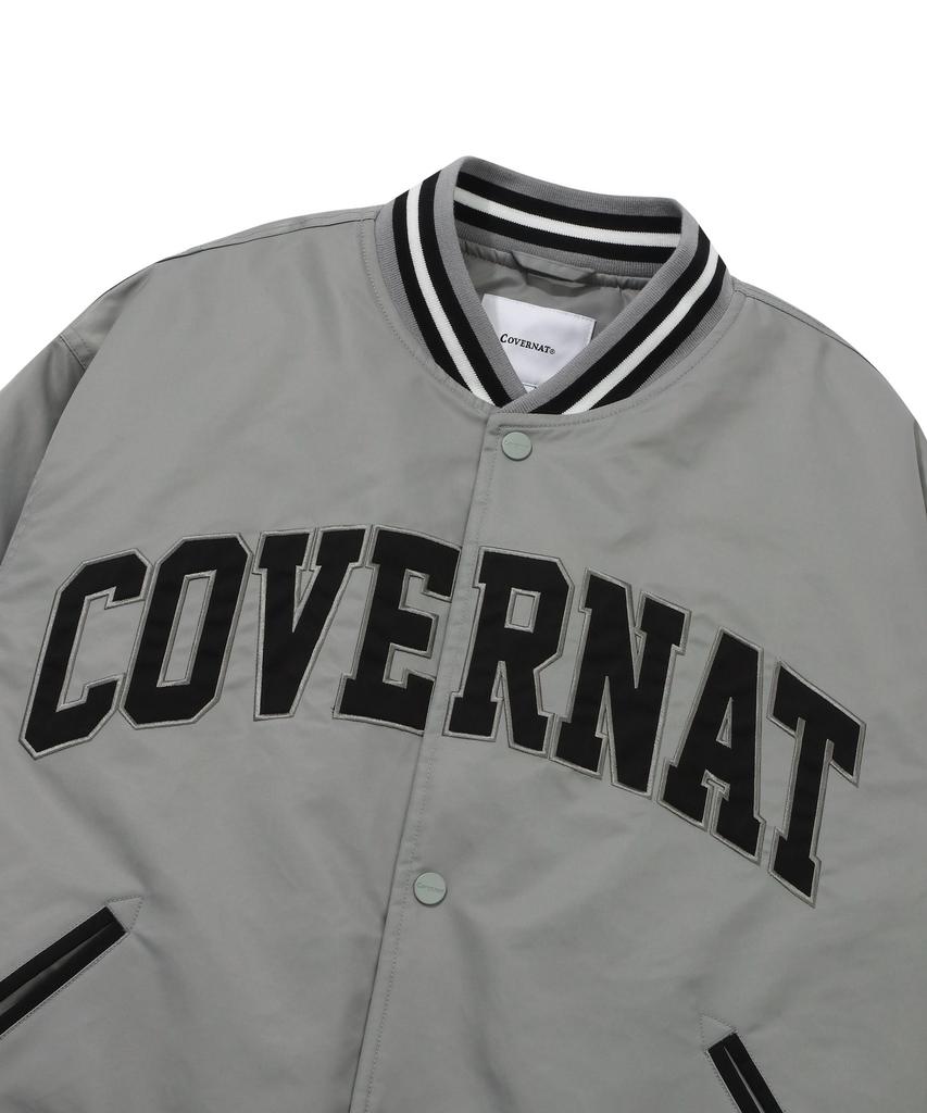 Covernat Arch Logo Satin Varsity Grey