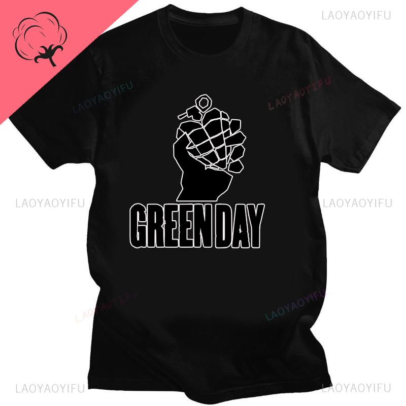Green Day American Idiot Albuum Cover Tshirts Unisex Women Oversized Tshirts Novelty Funny Streetwear Summer Comfortable Tee