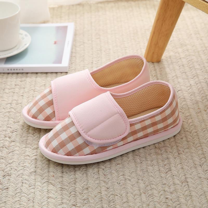 Fashion Women Diabetic Slippers Adjustable Closure Comfortable House Shoes Arthritis Edema Wide Slippers Comfy Cozy Shoes Closed Toed