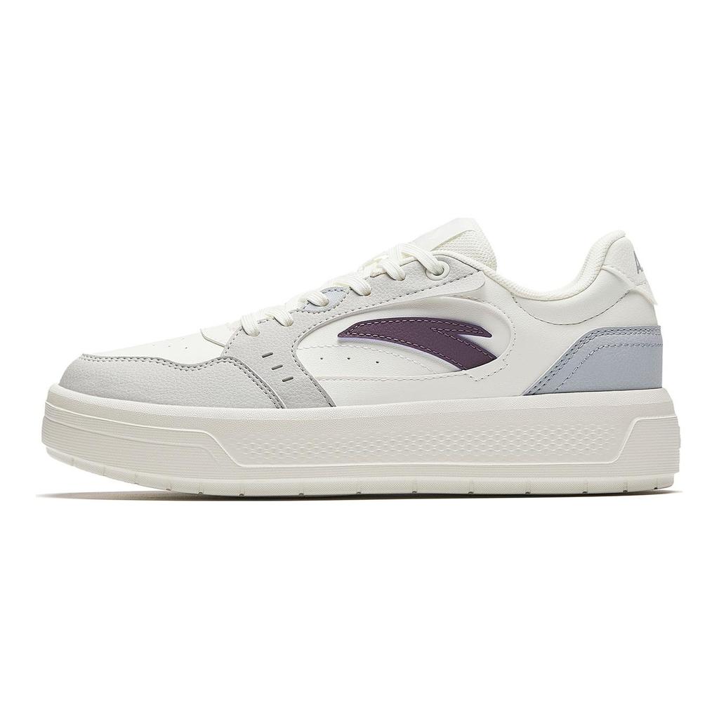 Anta Light Breeze 2 Cushioning, Wear Resistant Skateboard Shoes Women's White Gray 922618018-3