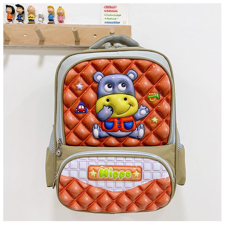 

School BagsNew large-capacity casual and fashionable student , male and female primary school students, first, second and third grade backpack. хаки