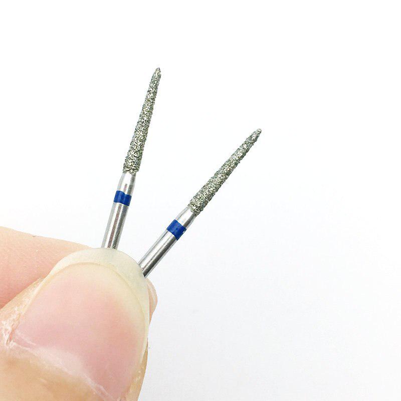 10 buc Dental Diamond FG Freze de mare viteză pentru lustruire Burghiu dentar de netezire pentru piesa de mână de mare viteză 879K16