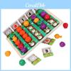Wooden Fruit And Vegetable Garden Play Set For Childrens Early Education And Learning