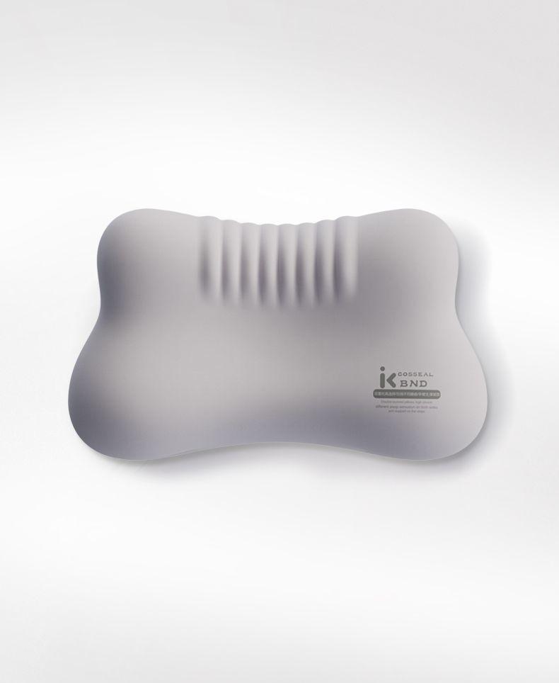 

Подушка с эффектом памяти для всех поз для сна - Поддержка глубокого сна для спящих на боку/спине Дышащая подушка со снятием давления 55x33x12cm серый