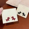 Cartoon Zodiacs Horse Ear Studs Retro Drip Oil Craftsmanship Earrings Accessory for Comfortable Everyday Wear