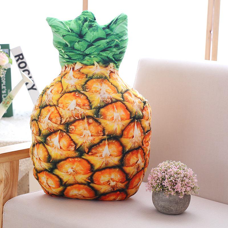 Creative Simulation Vegetable 3D Strawberry Fruit Throw Pillow Cushion Home Sofa Decoration Spoof Gift Photo Props