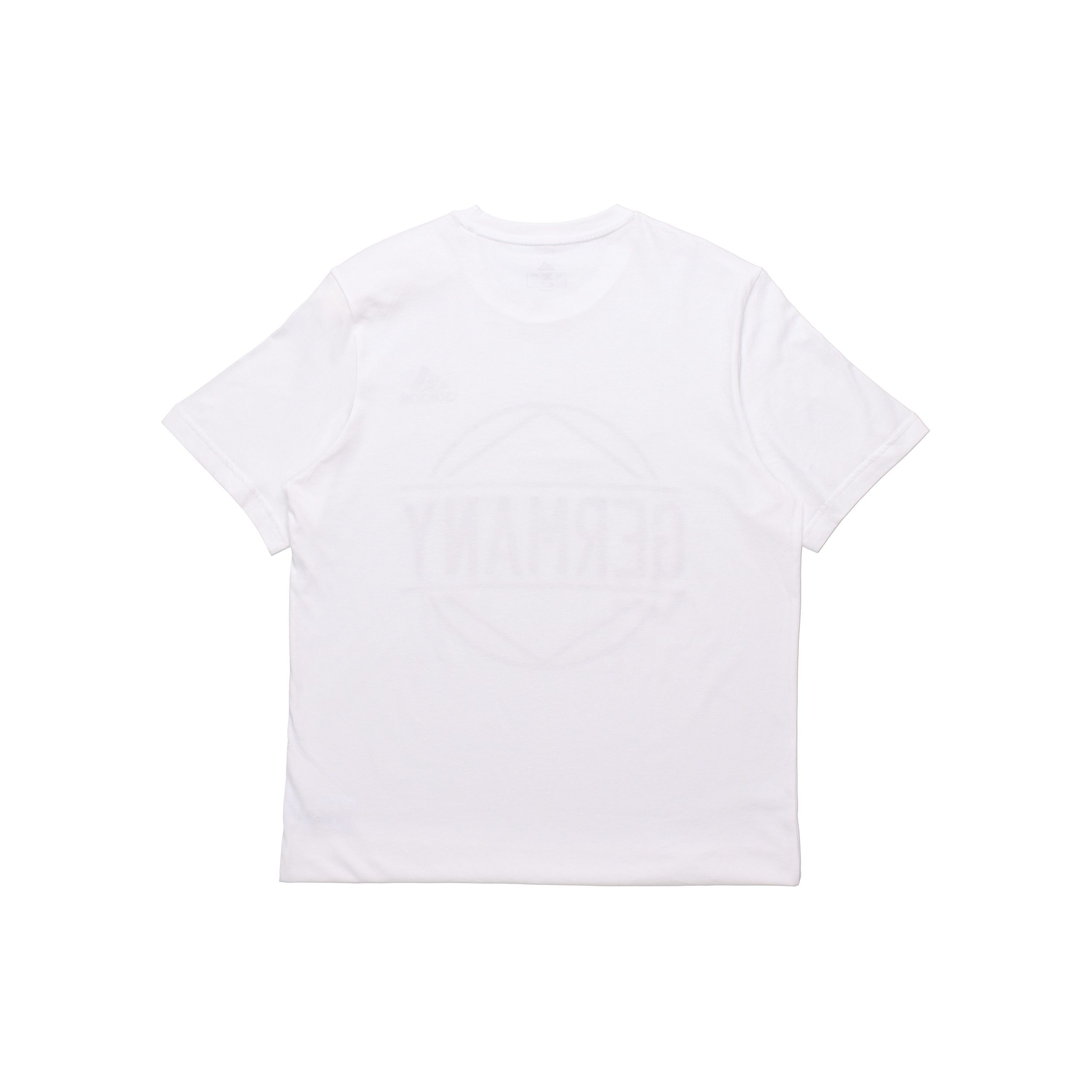 Adidas Germany Футбольная спортивная футболка с принтом Мужская белая FT6052 M — фото 2