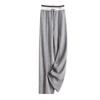 Wide-leg pants women's spring and autumn new high-waisted drawstring loose and thin versatile mopping straight casual pants