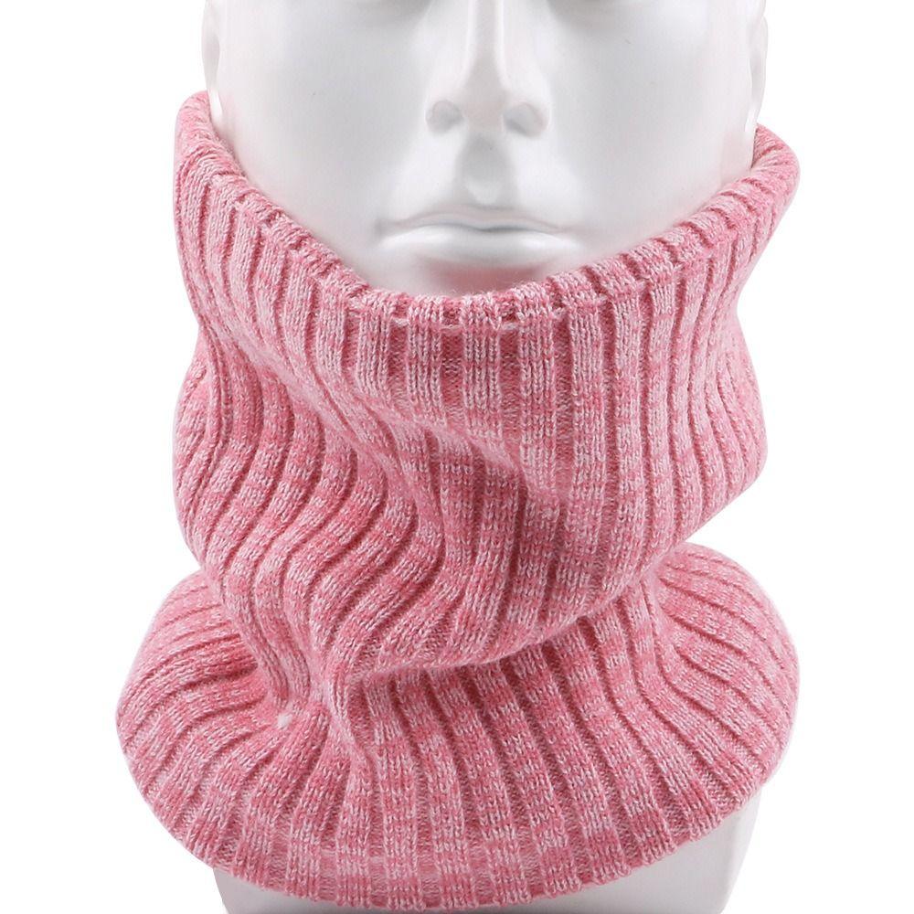 Fashion Warm Knitted Ring Scarf Coldproof Winter Thicken Knit Scarf Winter Neckerchief