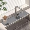 Badezimmerarmatur Ablass- und Wasserabsorptionsmatte für Waschbecken und Arbeitsplatten