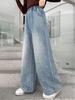 Meisjes Lente 2026 Wijde Pijp Jeans met Strik