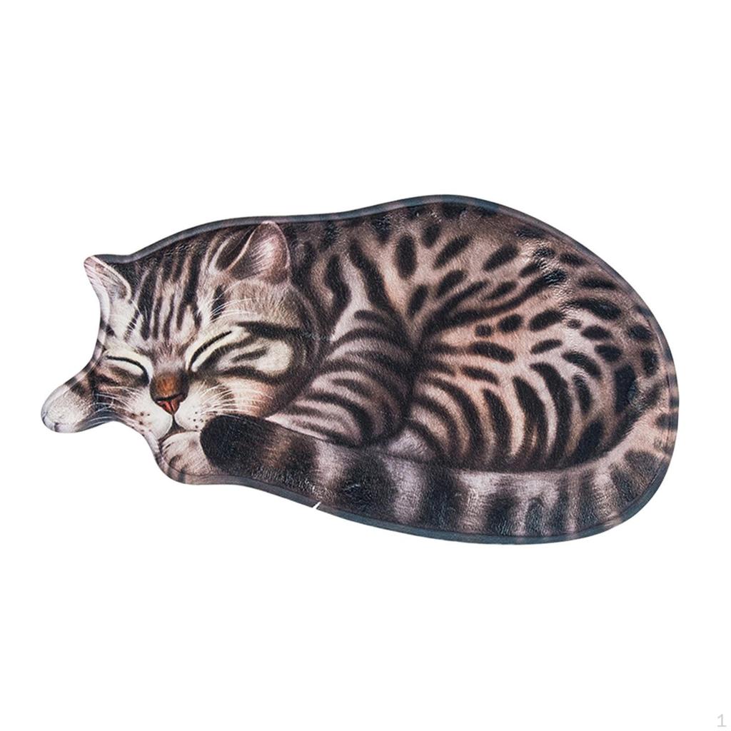 Adorable Cat Design Area Rug for Home Decor - Soft Indoor Mat Bedroom or Living Room