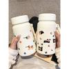 Large-Capacity Thermos Cup for Women with Good Looks, 2026 New Model, Tea-Water Separation Tea Cup, Portable Cup for Students and Office