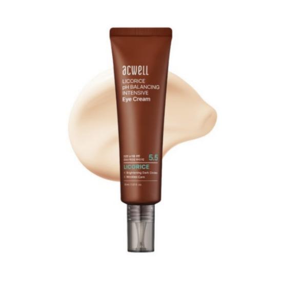 ACWELL Licorice pH Balancing Intensive Eye Cream Brightening Wrinkle Care 30ml