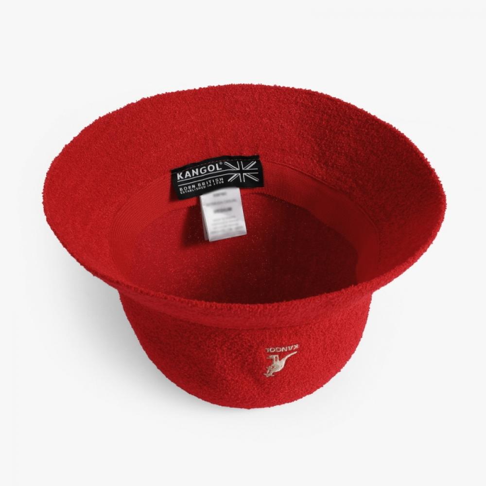 Kangol 0397bc Šarlátový Bermuda Ležérny Klobúk Vedierko