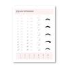 Lash Extensions Technician Guide Posters and Prints Makeup Wall Art Picture Room Decor Eyelash Business Form Art Canvas Poster