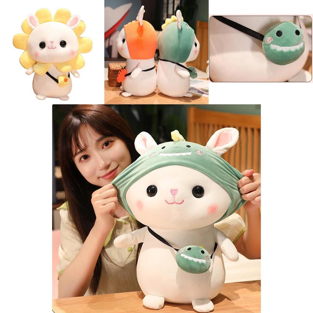 8/15.7in Rabbit Plush Toys | Soft Stuffed Animal Dolls | Kids Gift