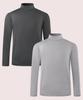 ARMEDES [2Pack] Men'S Brushed Regular Fit Turtleneck T-Shirt Ar-43 (3 Colors)
