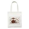 Bolso de dibujos animados de gran capacidad para mujer, bolsos de hombro a la moda, bolso de lona con estampado de Planeta Kawaii, bolso de compras artístico