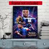 Mbappe Personalized Text Diamond Painting Round Diamond Mosaic Rhinestones Diamond Embroidery Craft Kit Wall Decor Without Frame