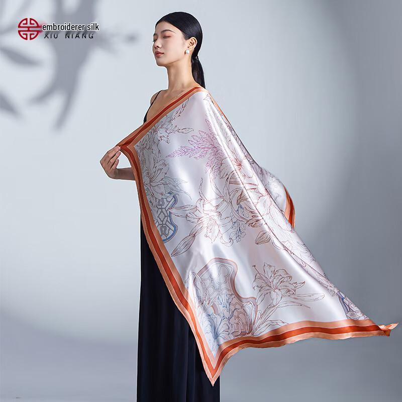 Luxury Mulberry Silk Square Scarf Gift Set for Women