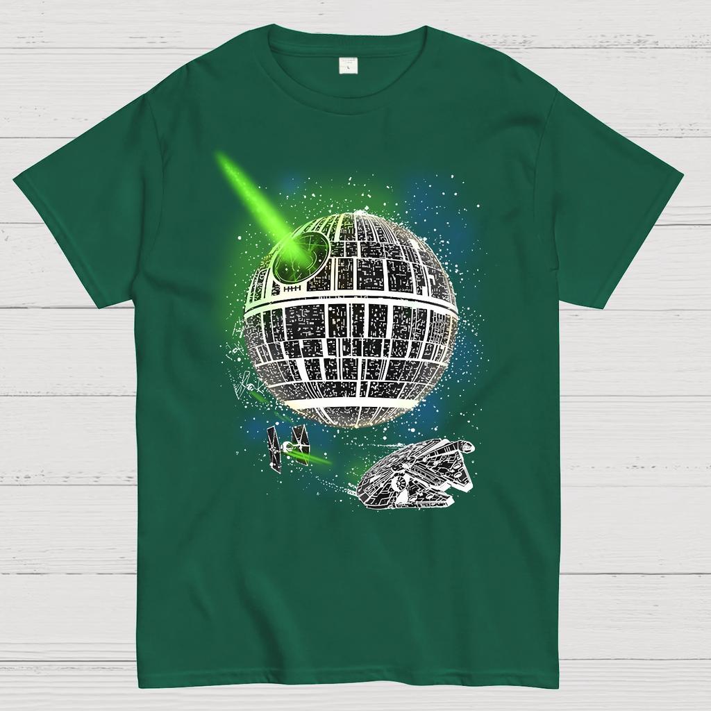 Dark Side Of The Glow! Unisex 100% Cotton Summer Casual Cool Loose T-Shirt
