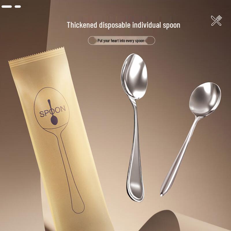 Nuoxian Biodegradable Disposable Round Spoons