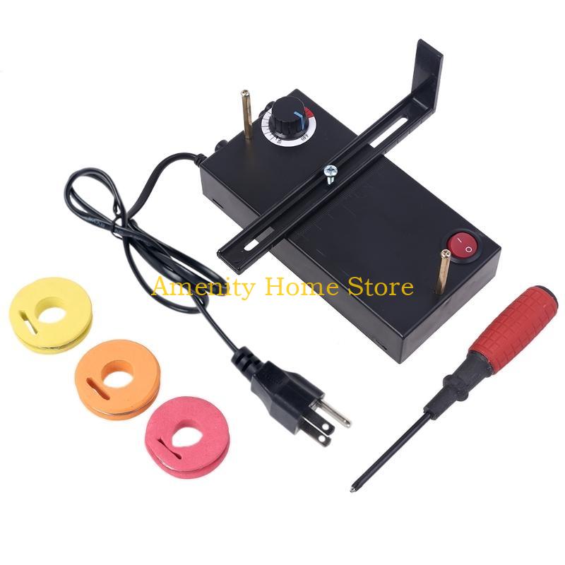 F26C Manual Hot Ribbon Cutter DIY Rope Band Craft Home Use Hot Ribbon Cutter Machine Handmade Hair Accessories Ribbon Webbing