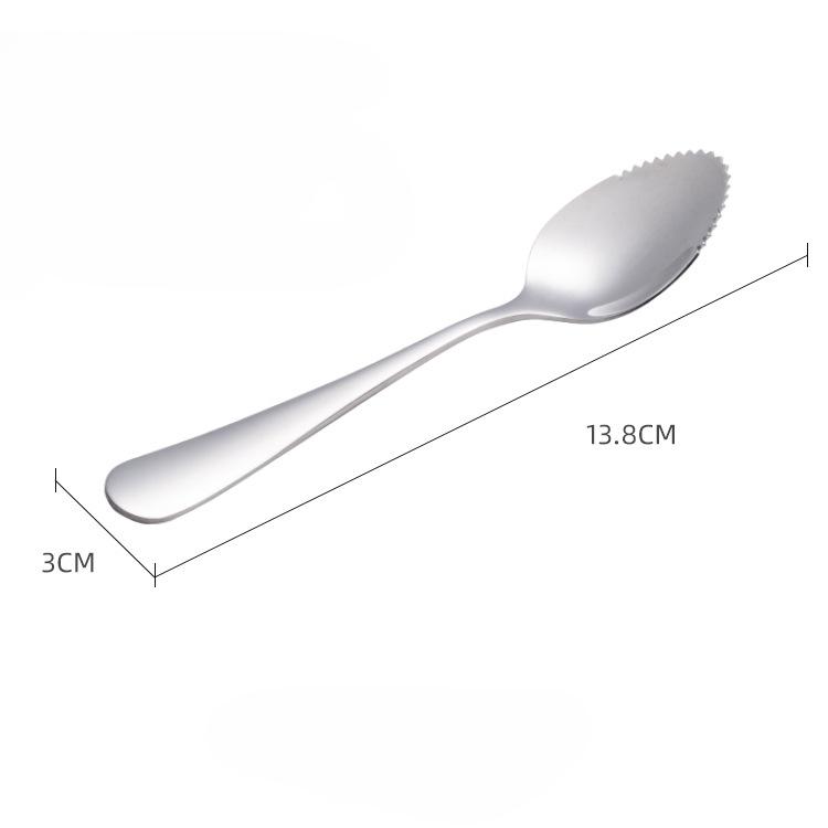 

HANYANG 304 Ложка для соскребания из нержавеющей стали, креативная ложка для арбуза, ложка для яблочного пюре, фруктовое пюре, многофункциональная ложка
