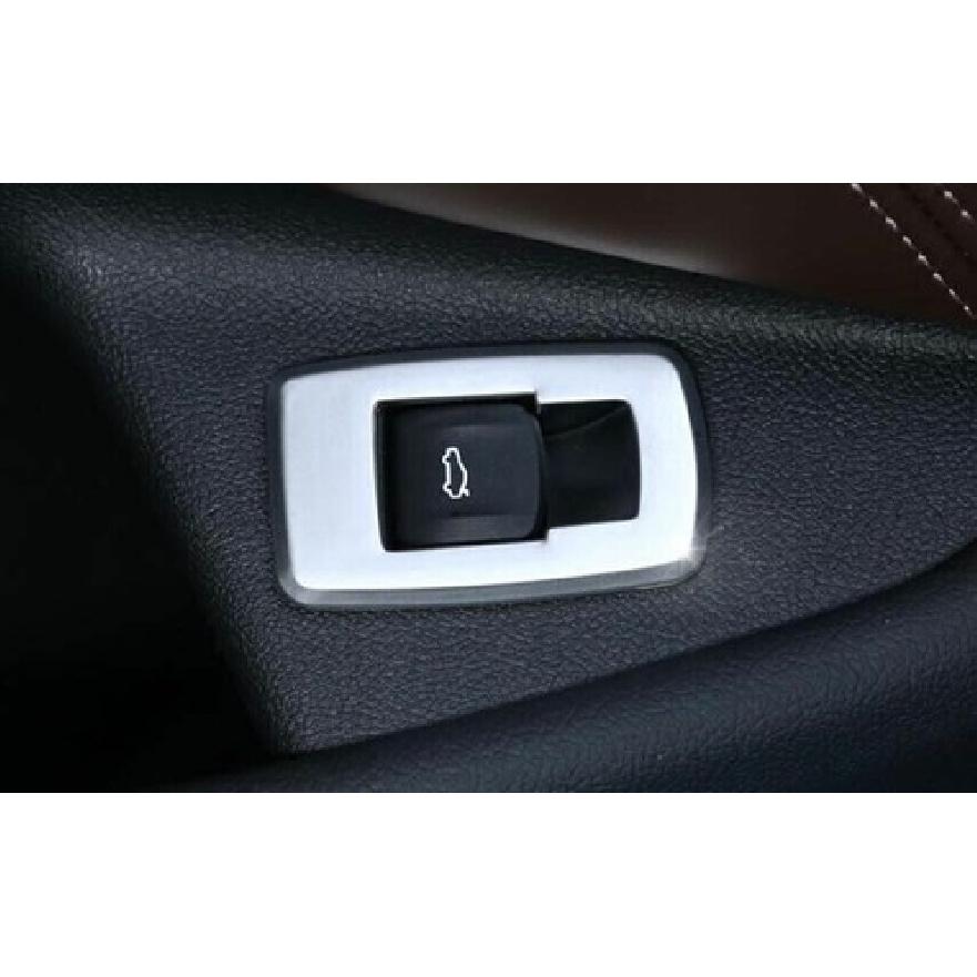 ABS Silver Tailgate Rear Door Button Cover Trim For BMW 5 Series G30 2018-