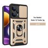 For Xiaomi Poco F5 Case Poco F5 Cover Poco F5 Magnetic Ring Holder Armor Phone Case Slide Camera Protect Back Cover