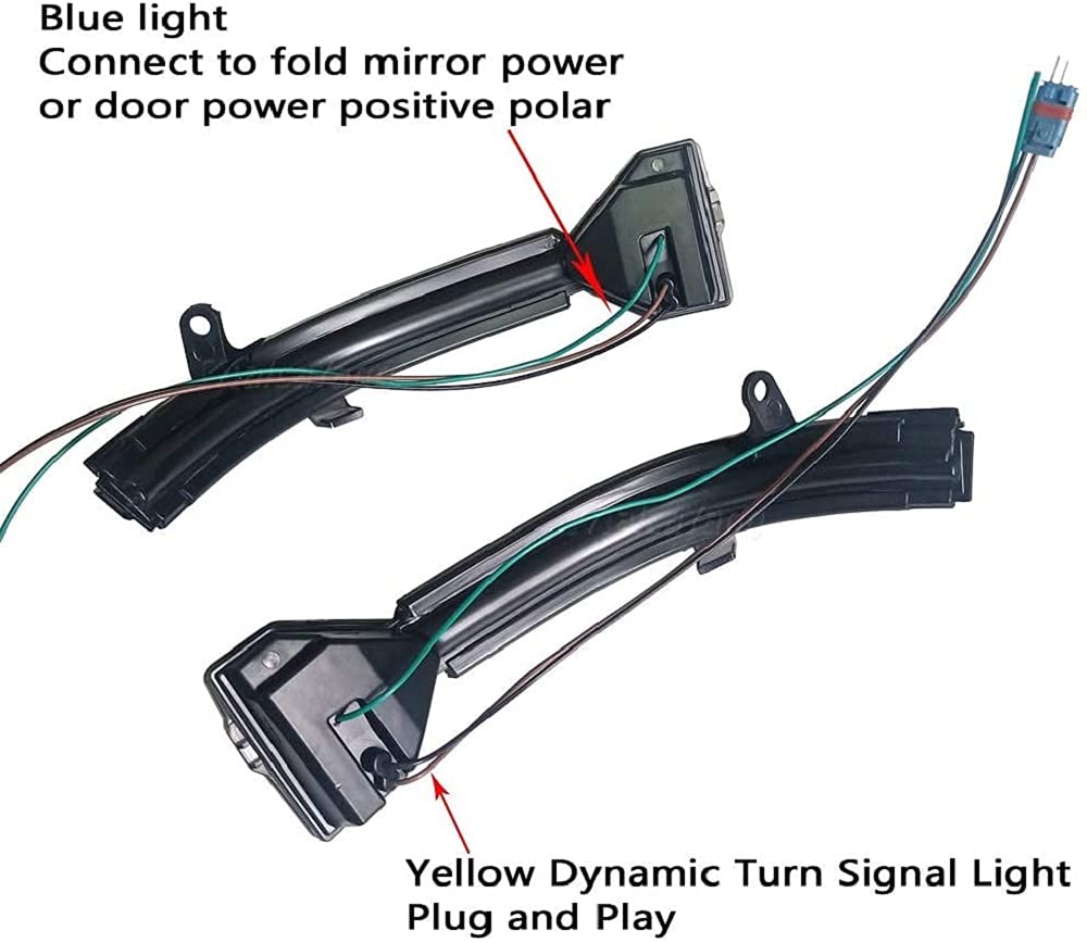 BMW LED Rearview Mirror Lamp Side Marker Sequential Turn Signal Flowing Type Dynamic High